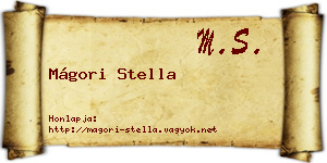 Mágori Stella névjegykártya